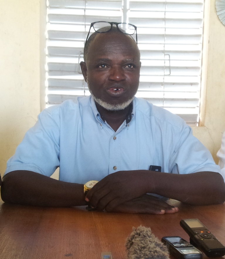 Adama Bantango, Président de l'Union national des groupements de producteurs de riz de Bagré