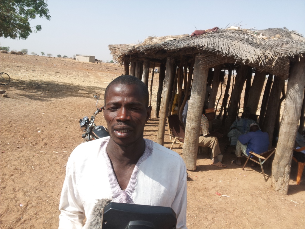 Adamou Boundaogo, habitant de Bagré village
