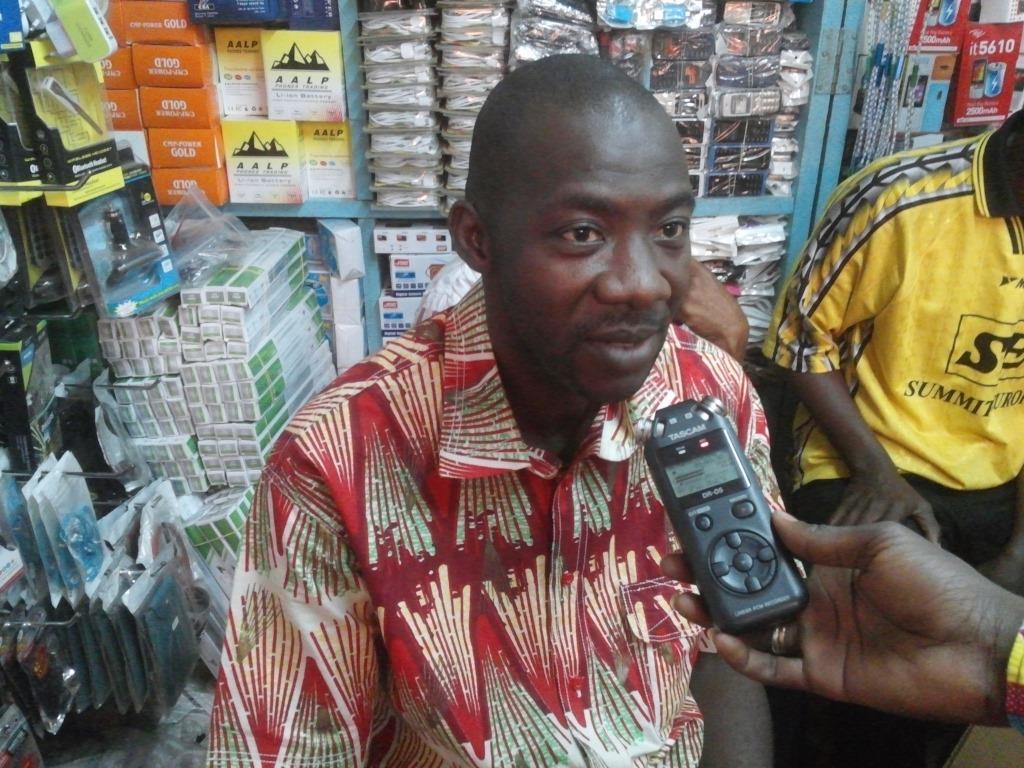 Koussoubé Amidou, président du collectif des associations des commerçants du marché central de Bobo-Dioulasso